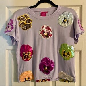 Queen of Sparkles Pansy Shirt